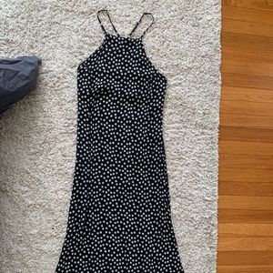 Reformation black daisy maxi dress, cross back, 2